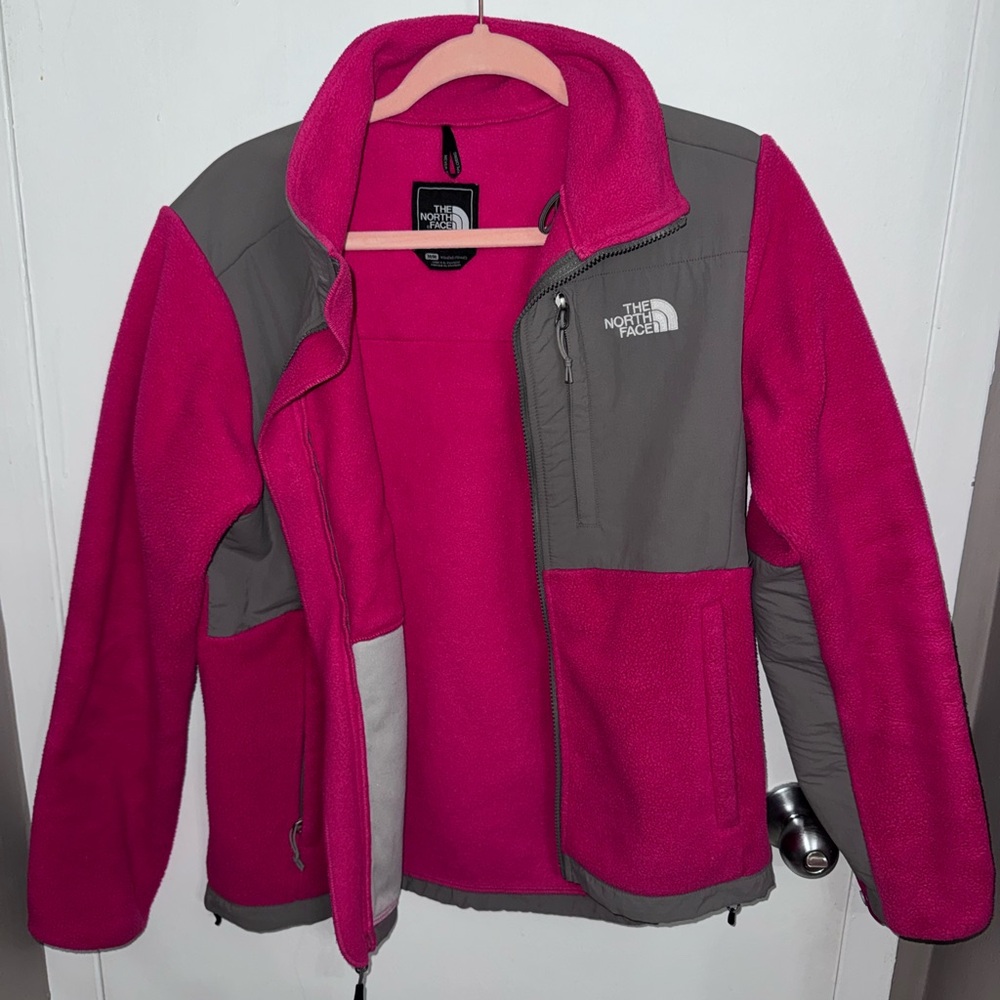 The North Face Women’s Pink and Gray Jacket | size Medium